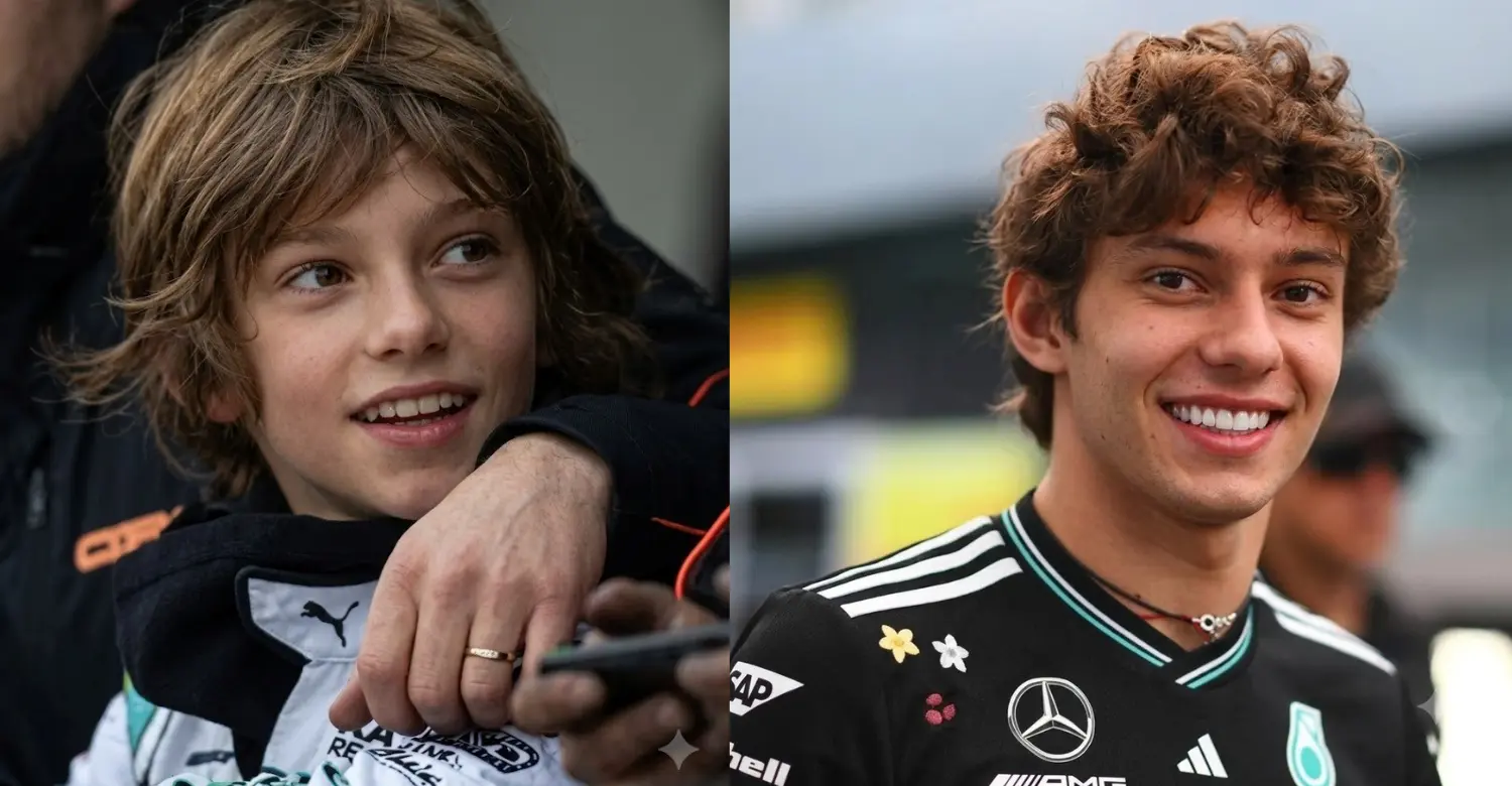Andrea Kimi Antonelli smile